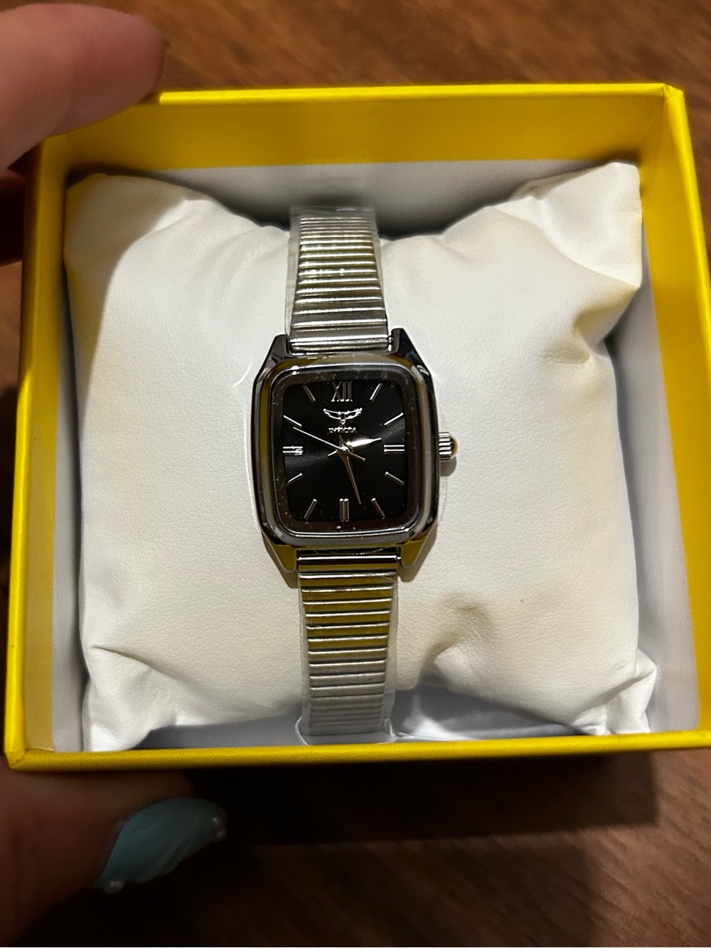 Invicta Classic Silver-Tone women’s Watch with Black Dial